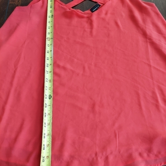 Torrid Coral/Red Lightweight Spaghetti Strap Corsett Top Size 3 (3X) - Picture 7 of 14